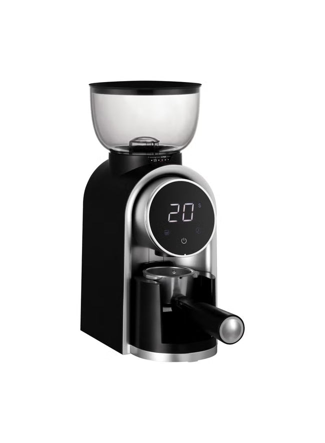 مطحنة قهوة كهربائية دقيقة من CUFI بسعة 12 كوبًا، 25 ترسًا، هيكل من الفولاذ المقاوم للصدأ Hover Image