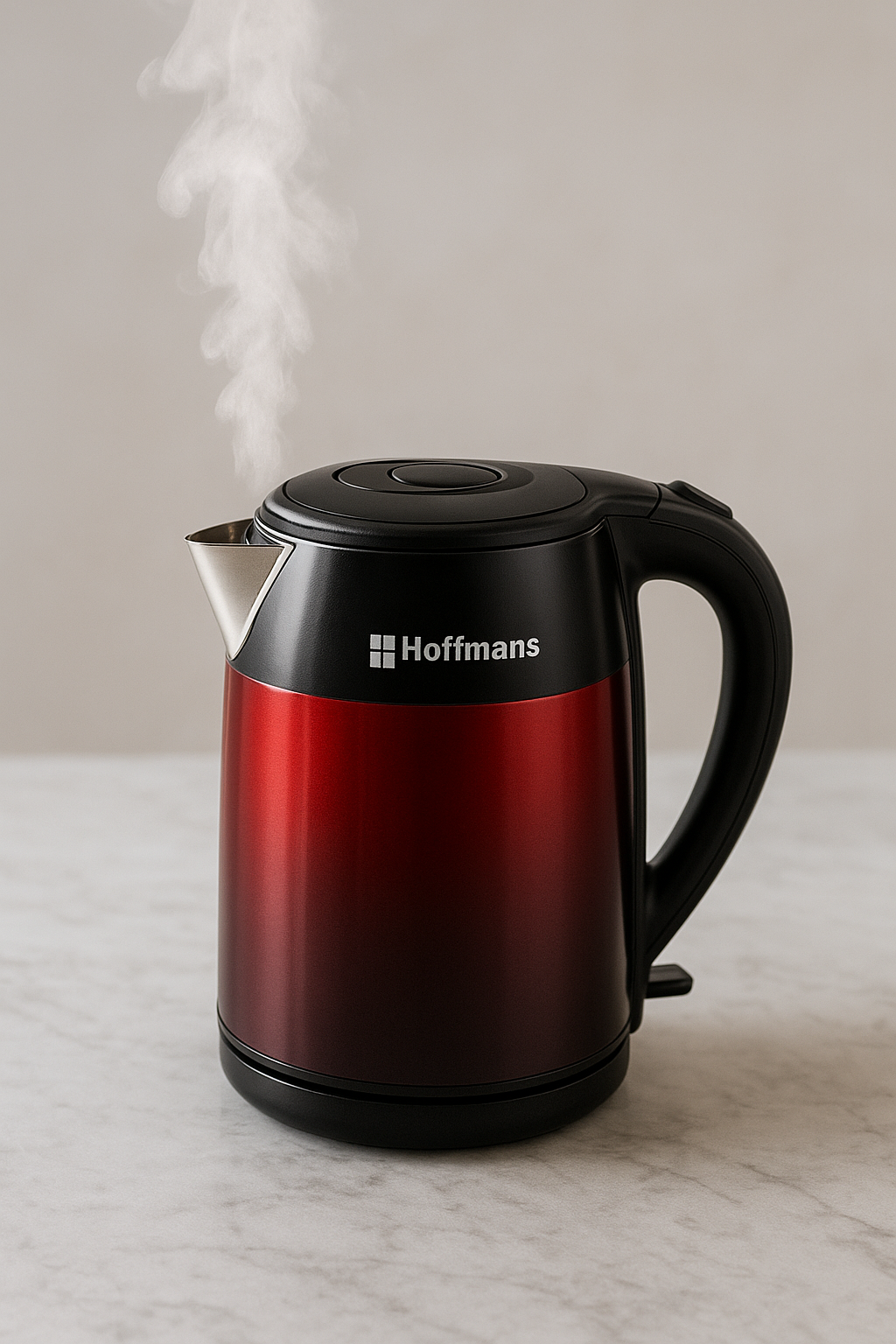 غلاية كهربائية من هوفمانز إلكترونيكس، سعة 4 لتر، HM-2552، أحمر/أسود