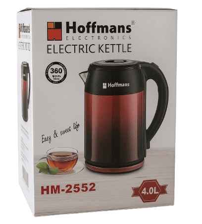 Hoffmans Electronics Electric Kettle 4L – HM-2552 Red/Black Main Image