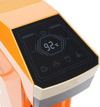 Intelligent Touch Screen Coffee Machine, 1350w Power 19 Bar Pressure All-In-One Coffee Maker,Orange