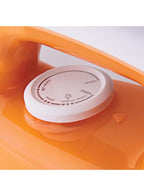 Steam Iron 1600W With Powerful Steam Shot, Non-Stick Sole Plate, Anti Calc Drip Self Clean And Auto Shutoff, Automatic Steam Adjustment, Safe Touch Indicator, Light Weight-Easy To Use 0.25 L 1600 W ESI4007 Orange