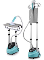 مكواة بخار للملابس، مكواة بخار عمودية للملابس بقوة 2000 واط، مكواة بخار قائمة للملابس HD-688، لون أزرق 